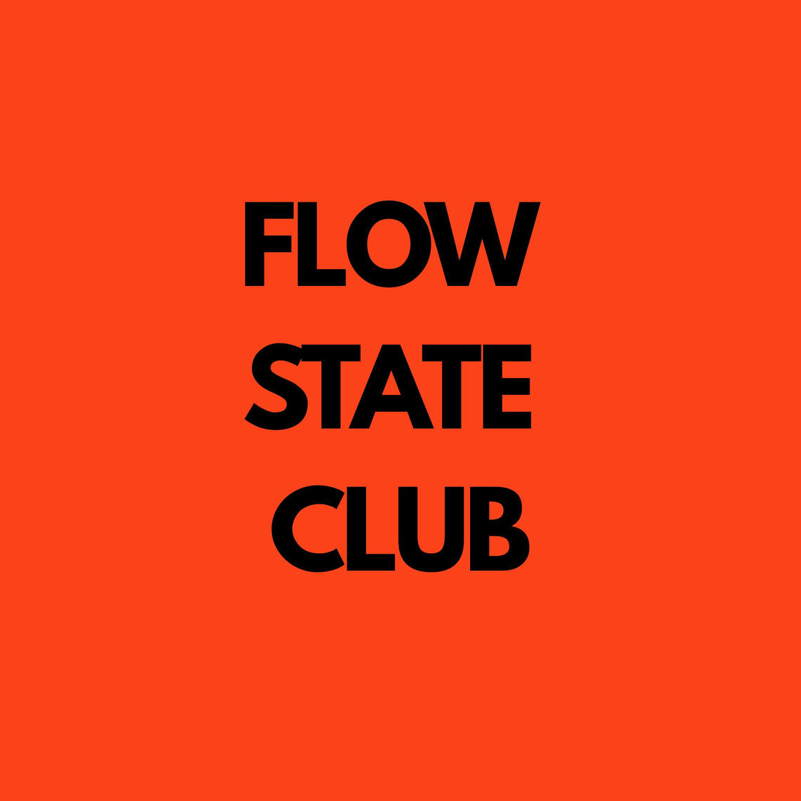Flow State Club Logo Flow State Club Logo